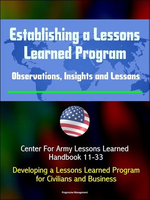 cover image of Establishing a Lessons Learned Program